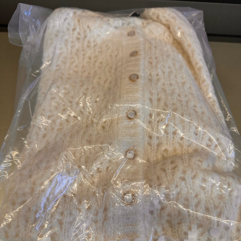 Reformation Cream Knit Cardigan - Picture 7 of 9